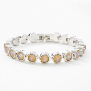 Touchstone Crystal by Swarovski Ice Bracelet in color Ochre. New without box.